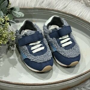Open Edit Toddler Slip On Blue Plush Sneakers Toddler Size‎ 8